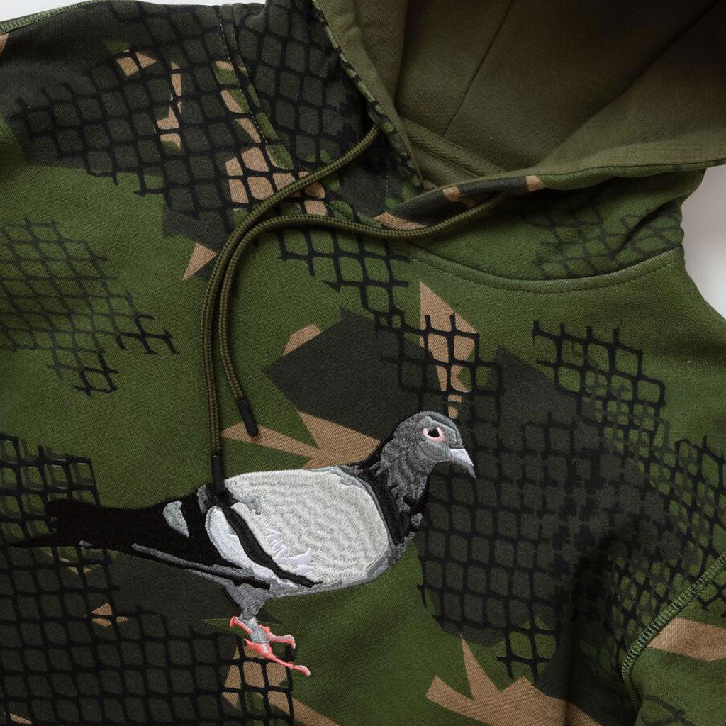 Staple Pigeon Wire Camo Pigeon Hoodie Green