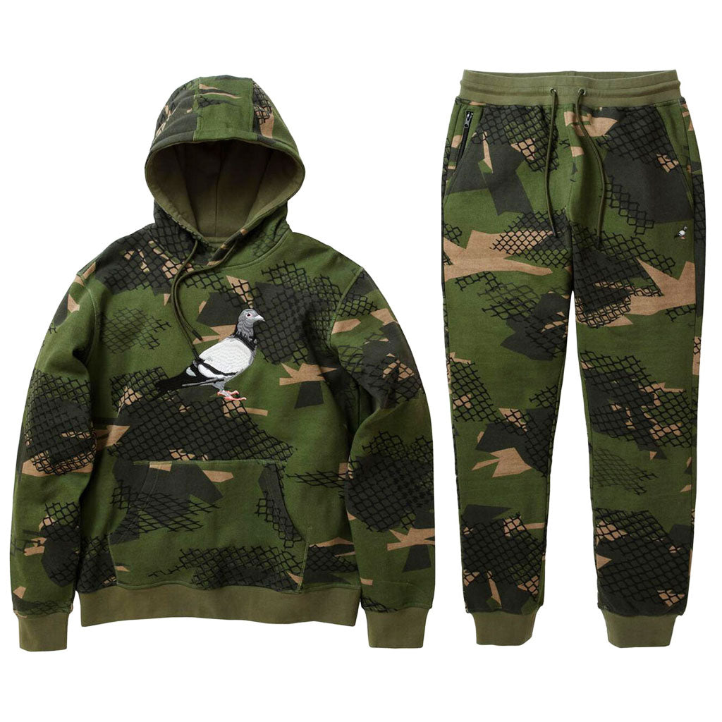 Staple Pigeon Wire Camo Pigeon Tracksuit Green