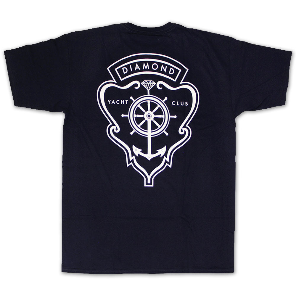 Diamond Supply Co Yacht Crest T-shirt Navy