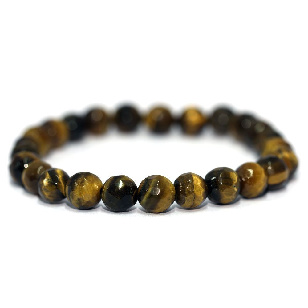 Yellow Tiger Eye Faceted Bracelet